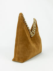 Cher Bag | Cognac Suede Medium