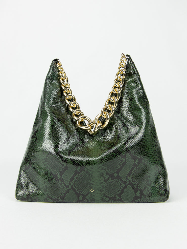 Cher Bag | Black DarkGreen Medium