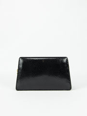 <transcy>Donna Tasche | Schwarze Eidechse</transcy>