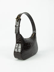 <transcy>Sac Bianca | Croco Marron Foncé</transcy>