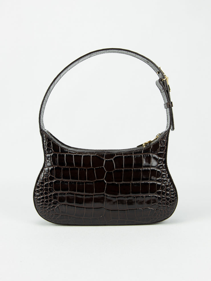 <transcy>Sac Bianca | Croco Marron Foncé</transcy>